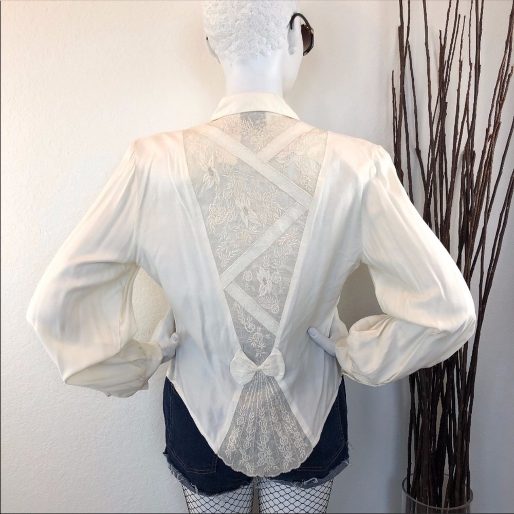 Passports | Vintage Blouse w/ Back Bow